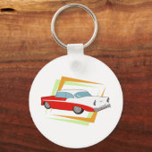 Vintage Car Sleutelhanger (Voorkant)