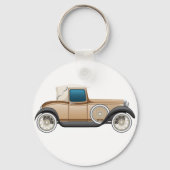 Vintage Car Sleutelhanger (Achterkant)