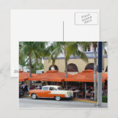 Vintage Car South Beach Florida Briefkaart (Voorkant / Achterkant)