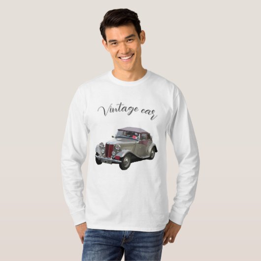 Vintage Car T-Shirt (Voorkant volledig)