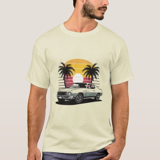 Vintage Car T-shirt (Voorkant)