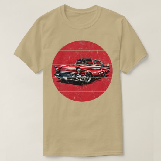 Vintage Car T-shirt (Design voorkant)