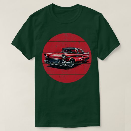 Vintage Car T-shirt (Design voorkant)