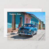 Vintage Car, Trinidad, Cuba Briefkaart (Voorkant / Achterkant)