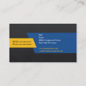 Vintage Car Visitekaartje (Achterkant)