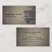 Vintage Car - Visitekaartje voor auto's (Voorkant / Achterkant)