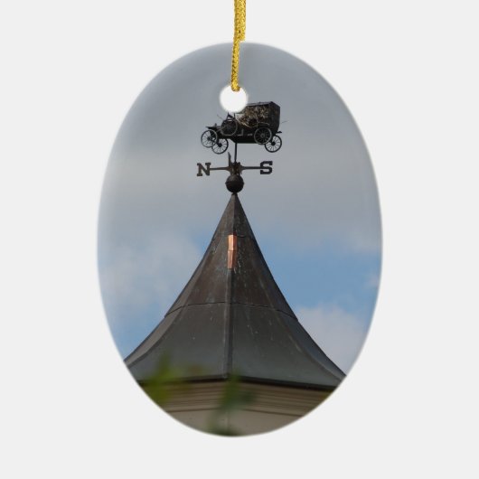 Vintage Car Weer Vane Ornament (Voorkant)