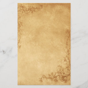 Vintage Caramel Brown Briefpapier