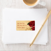 Vintage Caramel Brown & Roos Etiket (Insitu)