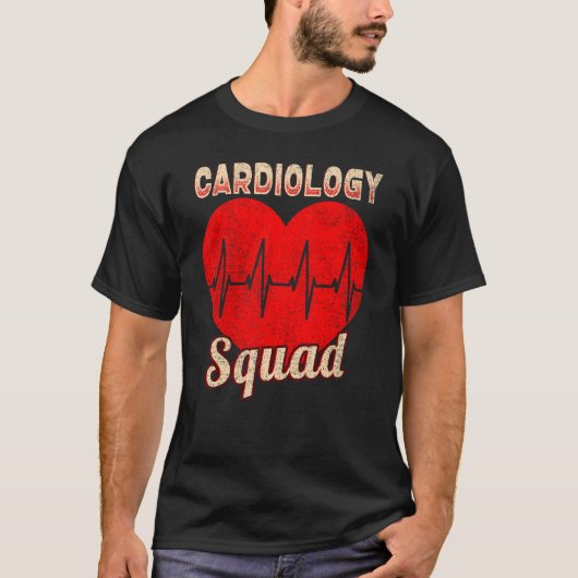 Vintage Cardiovasculair Cardiologi T-shirt (Voorkant)