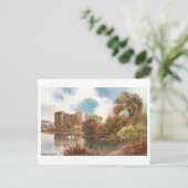 Vintage Carew Castle Briefkaart (Staand voorkant)