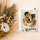 Vintage Carmen The Kiss Briefkaart