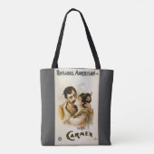 Vintage Carmen The Kiss Tote Bag (Achterkant)