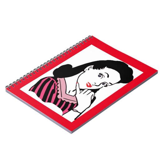 Vintage carnet notitieboek (Linkerzijde)