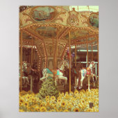 Vintage Carousel Poster (Voorkant)