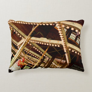 Vintage Carousel Rooster Accent Kussen