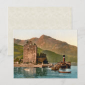 Vintage Carrick Castle Schotland Briefkaart (Voorkant / Achterkant)