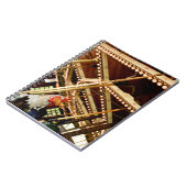 Vintage Carrousel Haan Spiraal Foto Notitieboek (Linkerzijde)