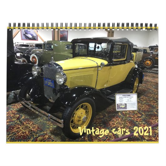 Vintage cars 2021 kalender (Hoes)