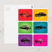 Vintage Cars 2 Briefkaart (Voorkant / Achterkant)