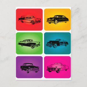 Vintage Cars 2 Briefkaart