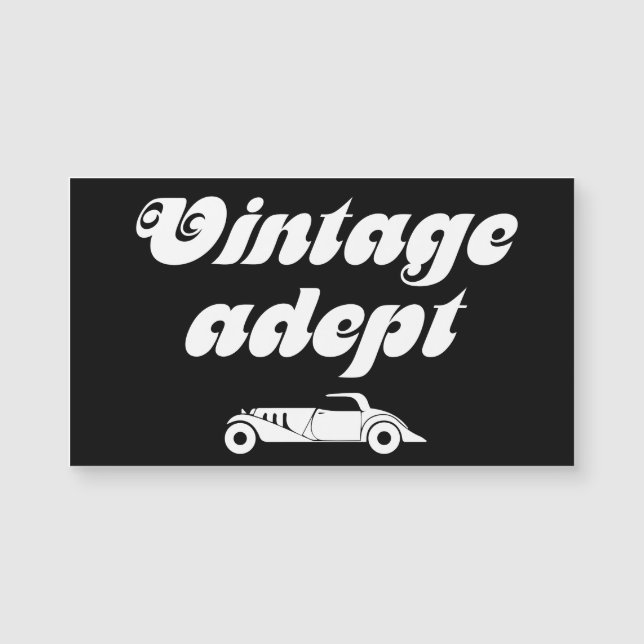 Vintage cars adept (Voorkant)