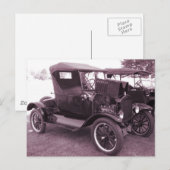 Vintage Cars Briefkaart (Voorkant / Achterkant)