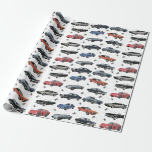 Vintage Cars  Cadeaupapier