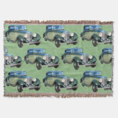 Vintage Cars Deken (Voorkant)