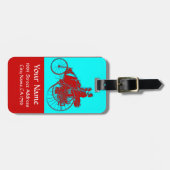 Vintage Cars Gathering Monogram Bagagelabel (Voorkant horizontaal)