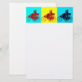 ViNTAGE CARS GATHERING POP ART Briefpapier (Voorkant / Achterkant)
