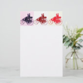 ViNTAGE CARS GATHERING POP ART Briefpapier (Staand voorkant)