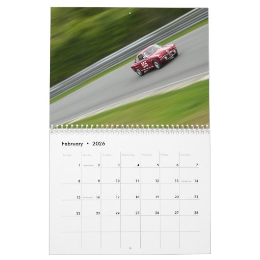 Vintage Cars Kalender (Feb 2026)