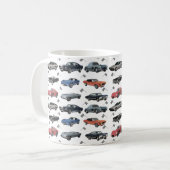 Vintage Cars Koffiemok (Voorkant links)