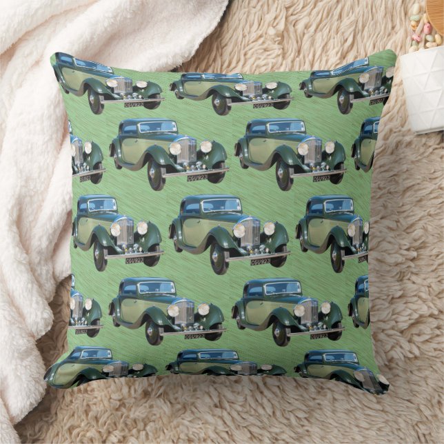 Vintage Cars Kussen (Deken)