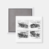 Vintage cars magnet (Voorkant / Achterkant)
