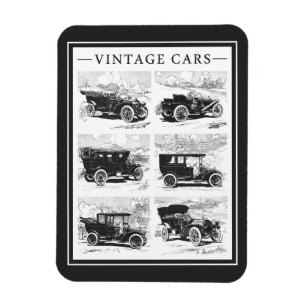 Vintage cars magnet magneet