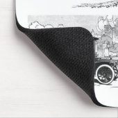 Vintage cars mousepad muismat (Hoek)