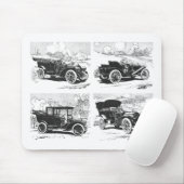 Vintage cars mousepad muismat (Met muis)