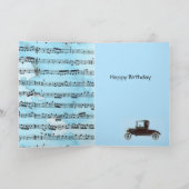 VINTAGE CARS MUSICAL HAPPY BIRTHDAY KAART (Binnen)