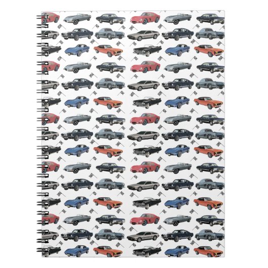 Vintage Cars Notitieboek (Voorkant)