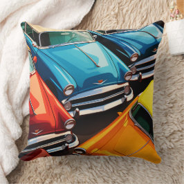 Vintage Cars Pattern Kussen