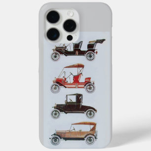 VINTAGE CARS, Rode grijze klassieke auto iPhone 15 Pro Max Hoesje