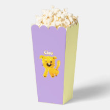 Vintage Cartoon Kids – Cheerful Yellow Puppy