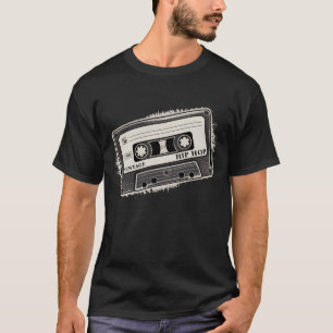 Vintage Cassetteband Hip Hop Muziek 80s 90s Retro T-shirt