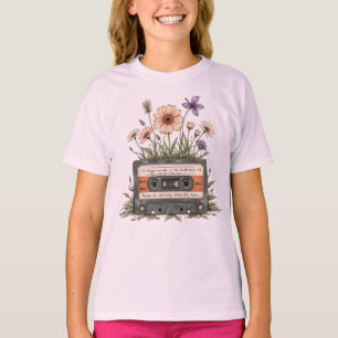 Vintage Cassettereband Wildflowers Cottagecore T-shirt