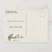 Vintage Castle in Killarney met Irish Blessing Feestdagenkaart (Achterkant)