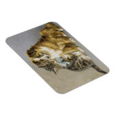 Vintage cat and dog intimate friendship magneet (Rechterzijde)