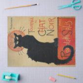 Vintage Cat Art Le Chat Noir Tissuepapier (Craft)