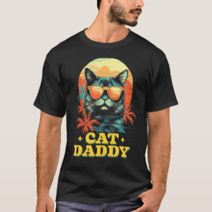 Vintage Cat Daddy Retro 90s 80s Kat Liefhebber Kat T-shirt